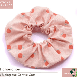 Chouchou enfant "Pomme/Rose"