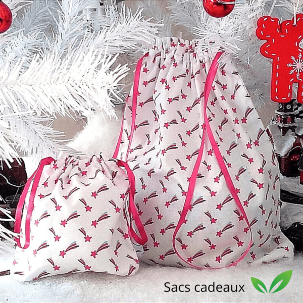 Sacs cadeaux réutilisables « Etoiles/filantes »