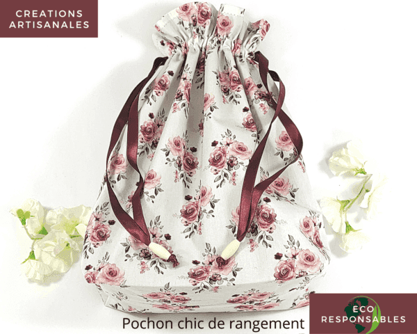 Sac pochon chic de rangement