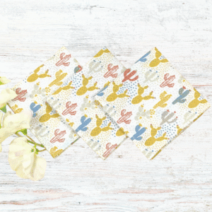 Mouchoirs enfants en coton bio, lavables et certifiés Oeko-Tex. Doux, réutilisables et parfaits pour une démarche zéro déchet.