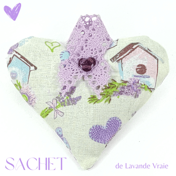 Chaque Sachet décoratif parfumé avec de la lavande s'invitent tout naturellement dans une chambre, votre salon, salle à manger ou votre voiture.